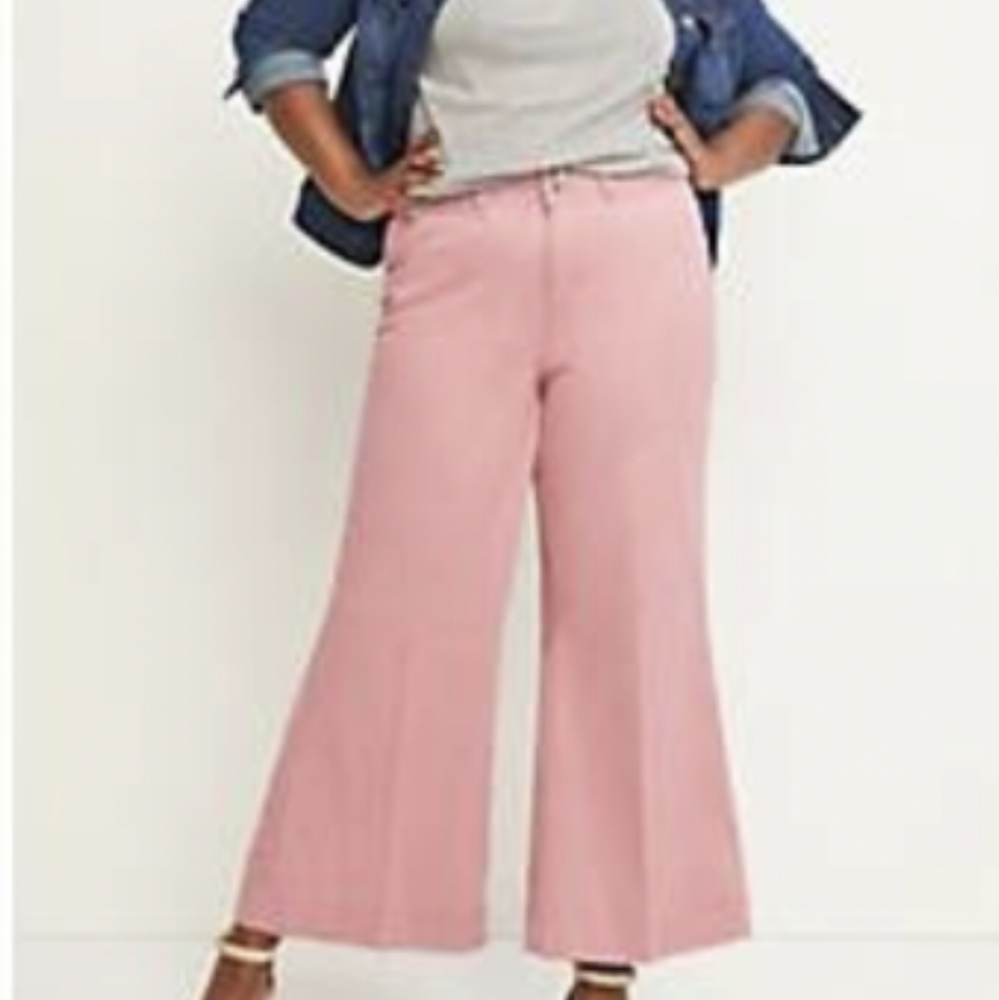 NWT Lane Bryant Wide Leg Ankle Pant